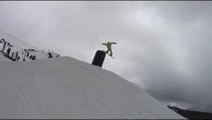 Даниел Пикет в Mammoth Mountain (ВИДЕО)