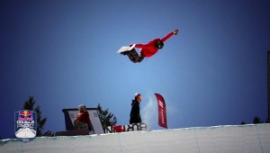 RED BULL DOUBLE HALFPIPE - тренировки