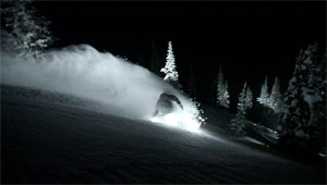 Night Rider Floodlight Snowboard: Every Third Thursday