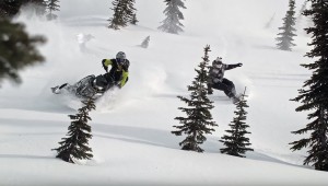 Travis Rice & Dan Adams: Backcountry Snowmobiling Reunion